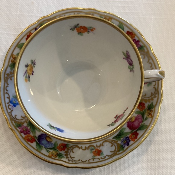 Vintage Demitasse Tea Cup and Saucer Germany US Zone 1945-1949 - Picture 2 of 8